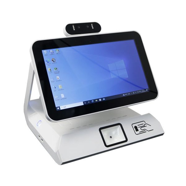 15.6 Inch Dual Screen Pos System  With Camera IC/ID Reader